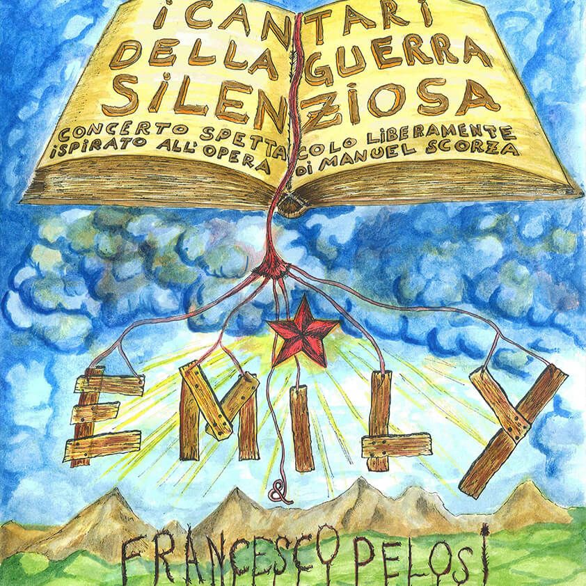Copertina dell'album I Cantari della Guerra Silenziosa di Francesco Pelosi & Emily Collettivo Musicale